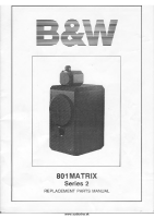 Bowers & Wilkins Matrix 801 S2-Service-manual-ADNA 